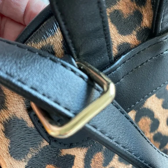 Leopard Print Backpack - Picture 8 of 12